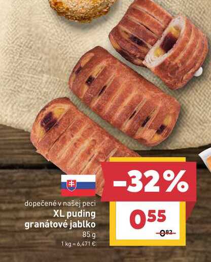 XL puding granátové jablko 85 g 