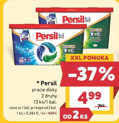Persil pracie disky 2 druhy 13 ks/1 bal.