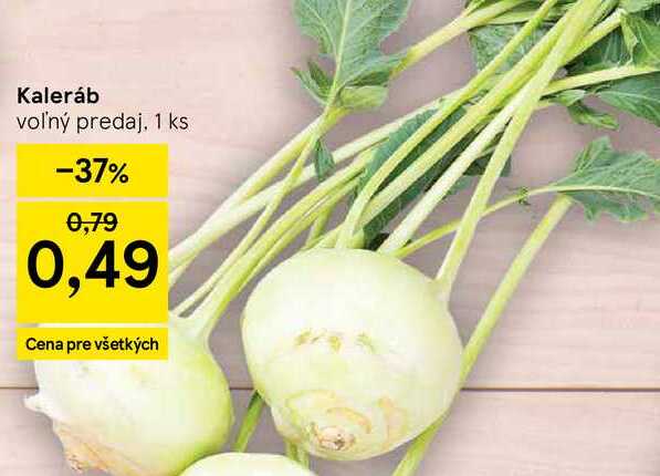 Kaleráb voľný predaj 1 ks
