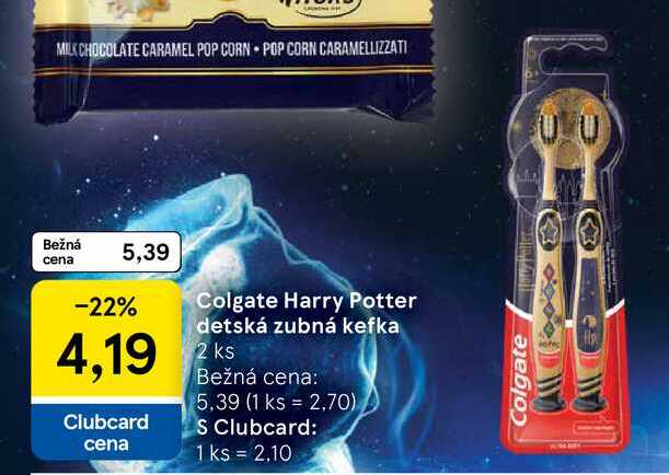 Harry Potter detská zubná kefka 2 ks