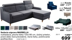 Sedacia súprava MARBELLA