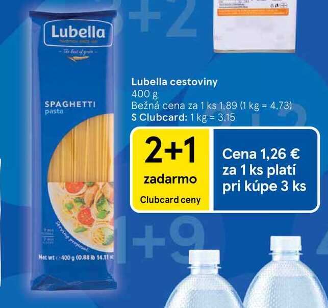 Lubella cestoviny 400 g