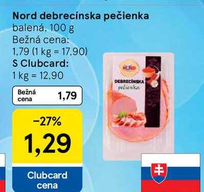 Nord debrecínska pečienka balená, 100 g