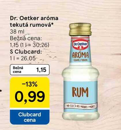 Dr. Oetker aróma tekutá rumová 38 ml