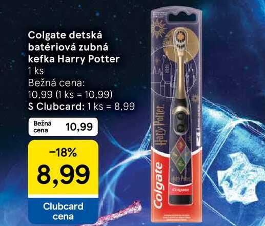 Colgate detská batériová zubná kefka Harry Potter 1 ks