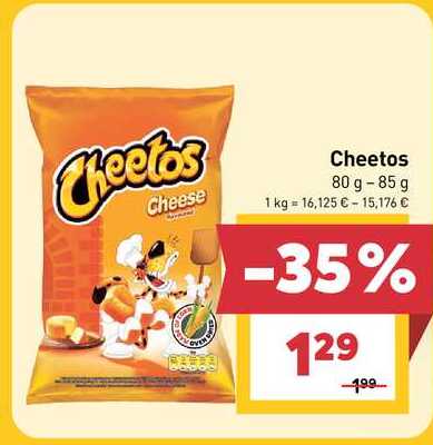 Cheetos 80 g - 85 g