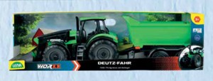Traktor Deutz s prívesom