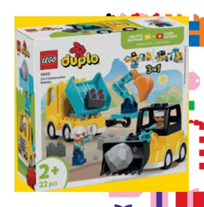 LEGO® DUPLO® 10475 Vozidlá na stavbe 3 v 1