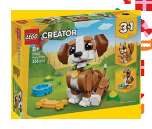 LEGO® Creator 3-in-1 31382 Roztomilé zvieratká: Hravé šteniatko