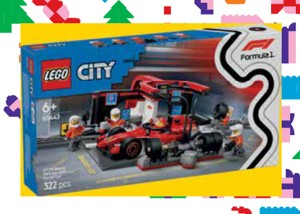 LEGO® City 60443 Zastávka v F1® a Pit Crew s autom Ferrari