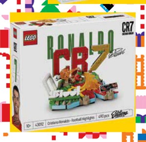 LEGO® Editions 43012 Cristiano Ronaldo – Hviezdne momenty futbalu