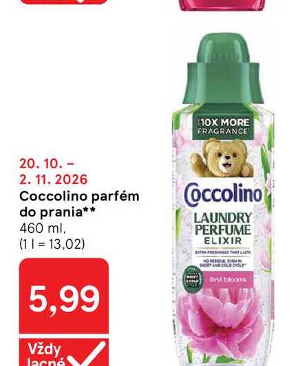 Coccolino parfém do prania 460 ml