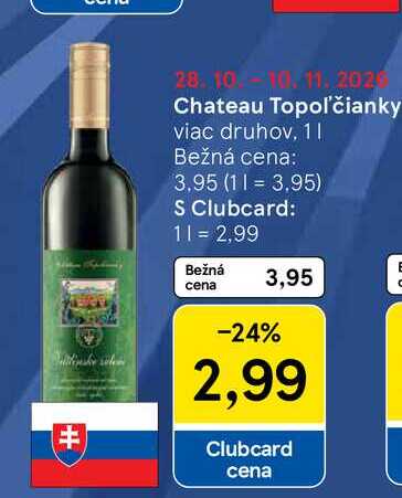 Château Topoľčianky 1L