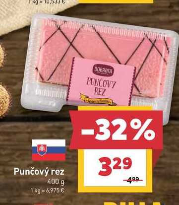 Punčový rez 400 g