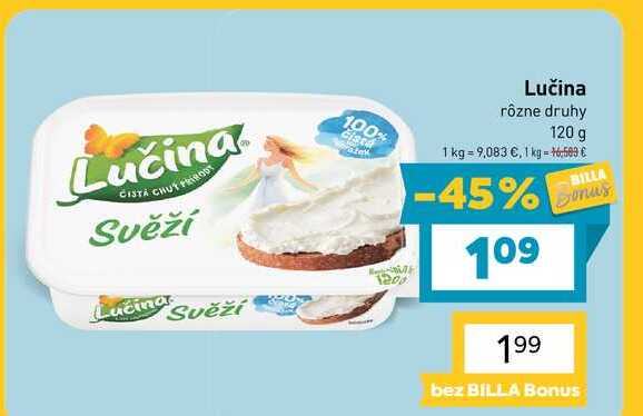Lučina rôzne druhy 120 g